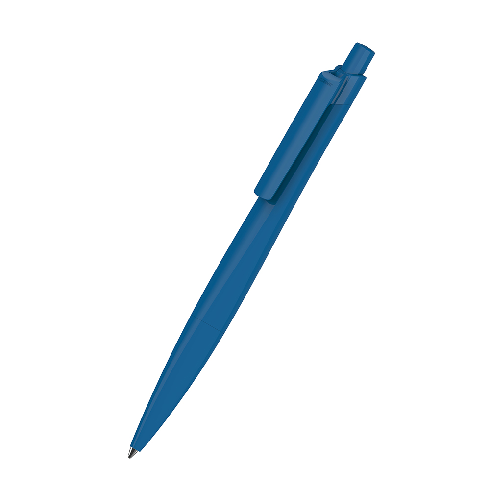 Klio-Eterna - Shape recycling - Drukknop-balpen - medium blauw