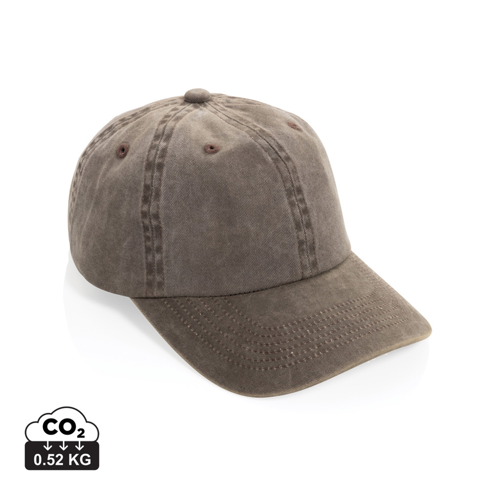 BEAU AWARE™ Washed 6 panel 270gsm cotton twill cap