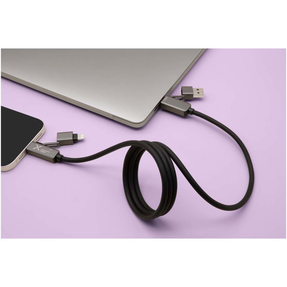 SCX.design C59 magnetische siliconen oplaadkabel van 100 W