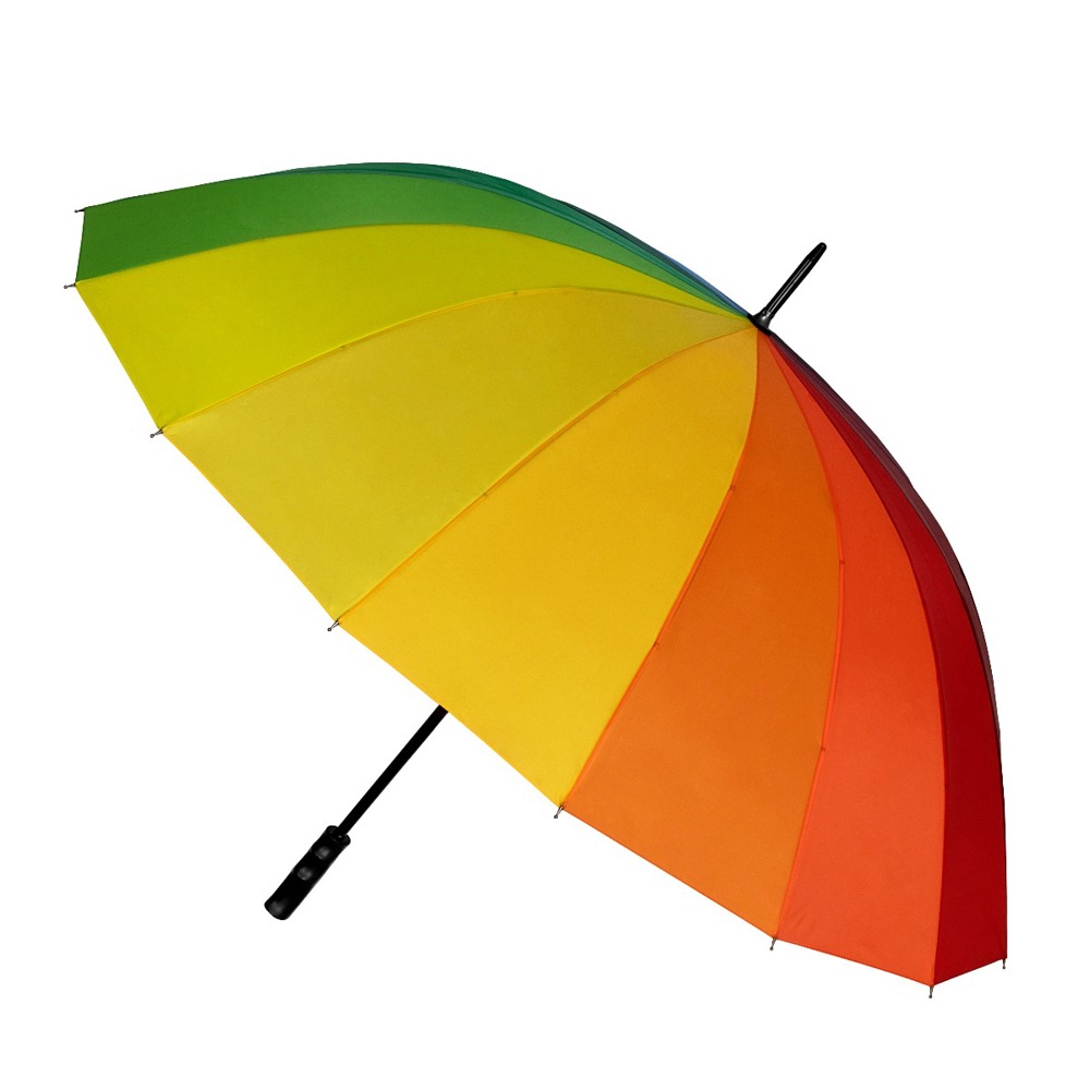 FALCONETTI - Regenboog paraplu - Handopening - Windproof -  125 cm
