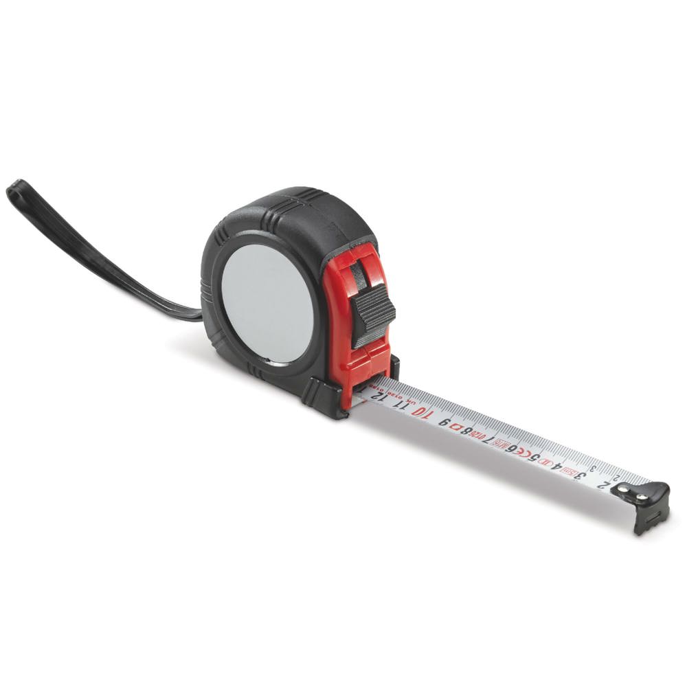 Rolmaat 5 meter - Rood