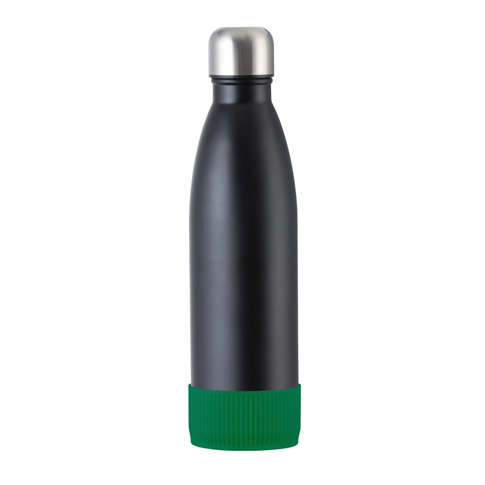 Fles RETUMBLER-myTOULON - groen, zwart, zilver