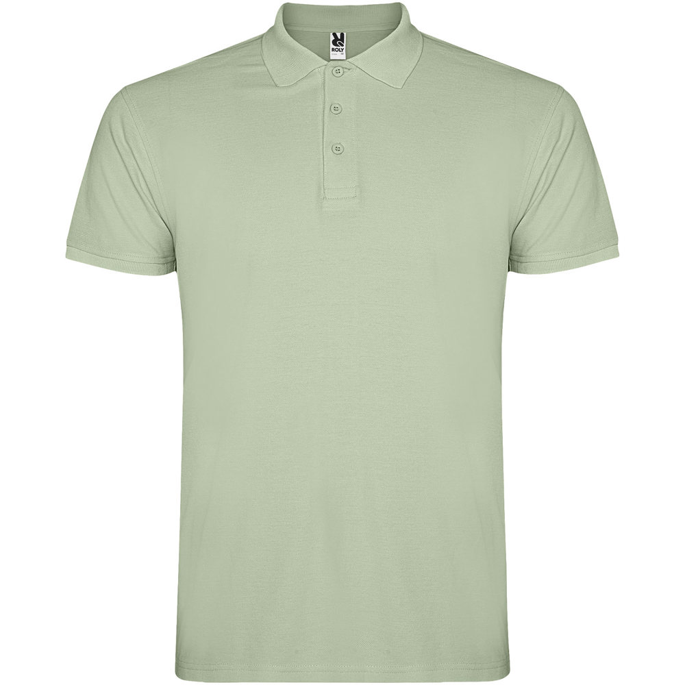 Star 200 g/m² herenpolo met korte mouwen - Mistgroen