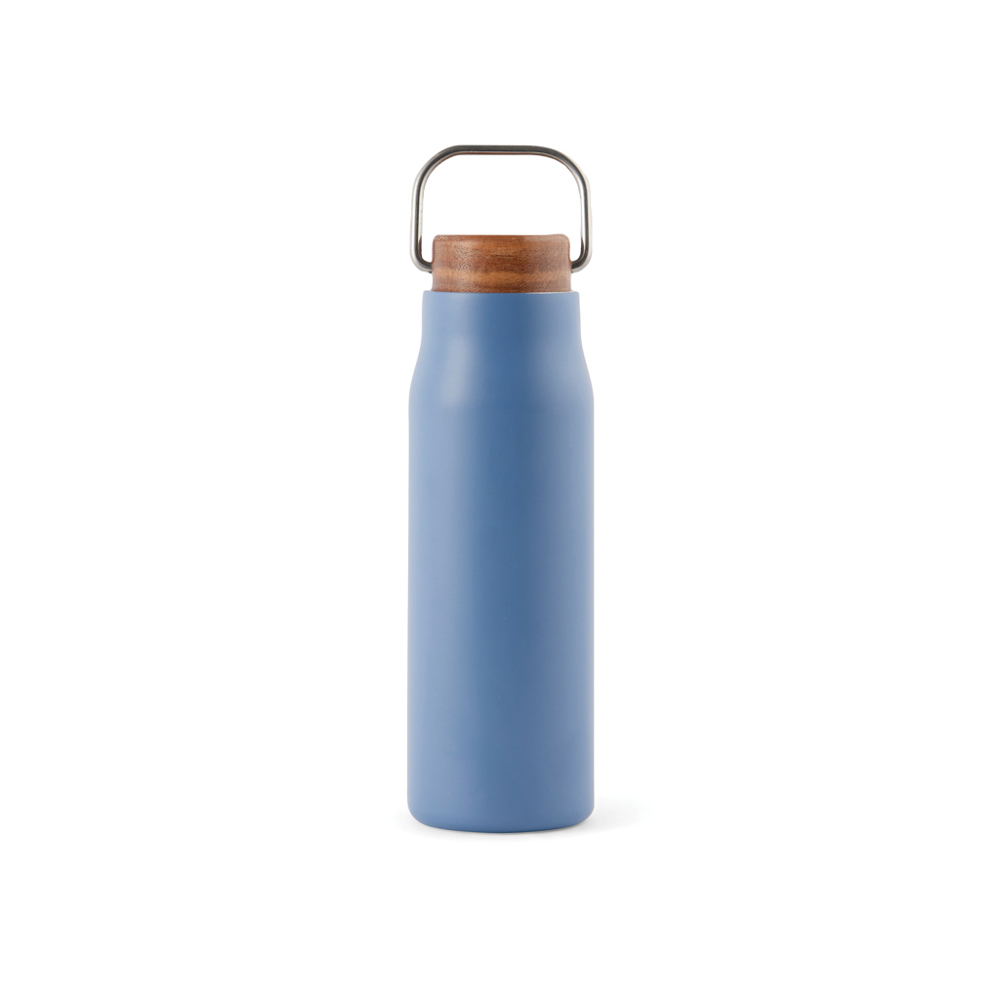 VINGA Ciro RCS gerecycled RVS vacuümfles 300ML - blauw (± PMS 2373 C)