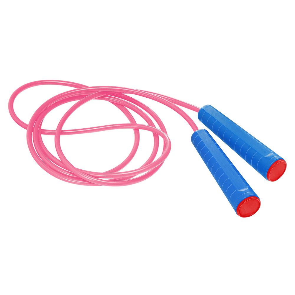 Springtouw - blauw/rood/fuchsia