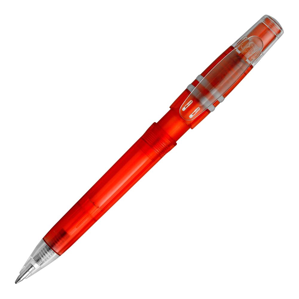 Balpen Nora Clear transparant - Transparant / Rood
