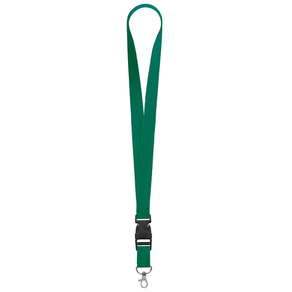 Keycord "standaard", breedte 25 mm - Bosgroen