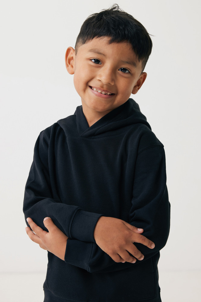 IQONIQ Yengo kids recycled katoen hoodie met steekzakken