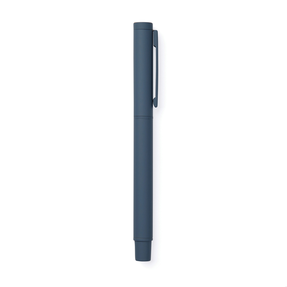 VINGA Baltimore RCS recycled RVS pen - donkerblauw (± PMS 7545 C)