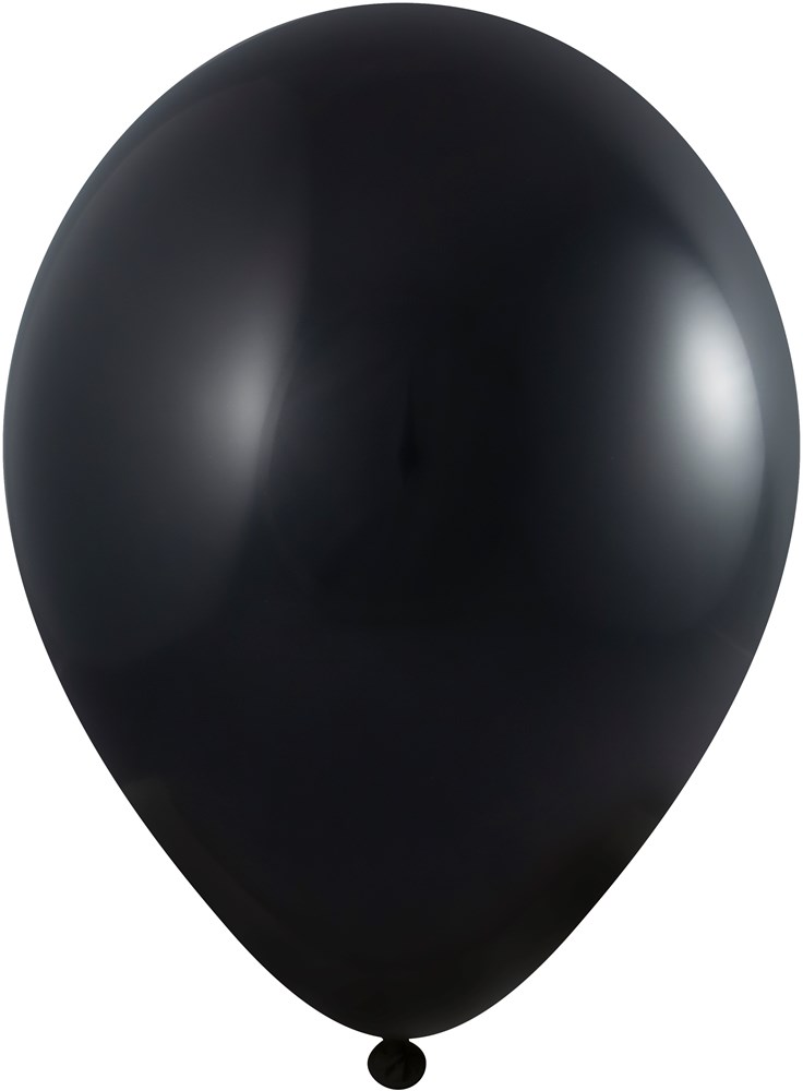 Ballonnen bedrukt 85/95 cm - Ø 33 cm - 11 inch - Zwart (1199) Pastel