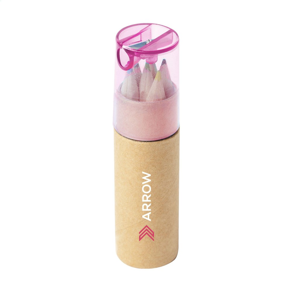 ColourTube kleurpotloden - roze (± PMS 237)