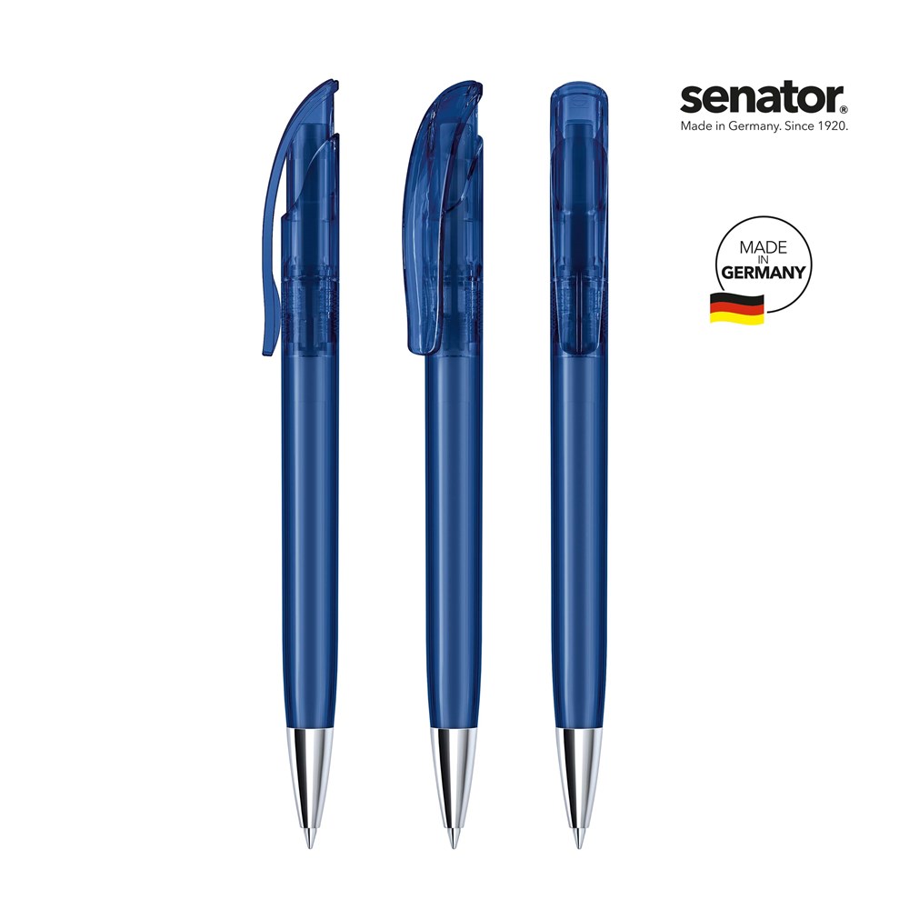 senator® Challenger Clear MT  retractable pen - blauw 2757