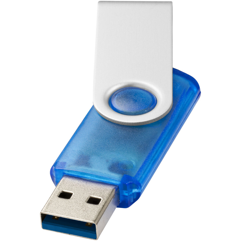 Rotate USB 3.0 doorzichtig - blauw