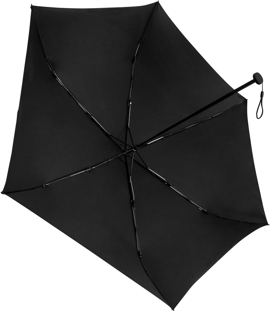 MINIMAX - Extreem lichte opvouwbare reisparaplu - Handopening - Windproof -  90 cm - Zwart
