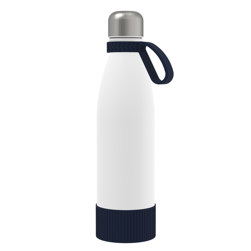 Fles RETUMBLER-myTOULON - wit, navy