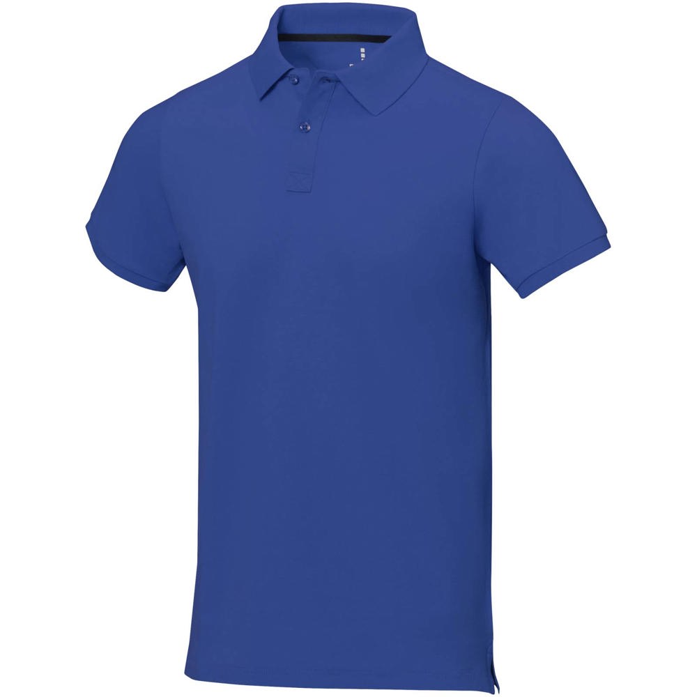 Calgary 200 g/m² herenpolo met korte mouwen - Blauw