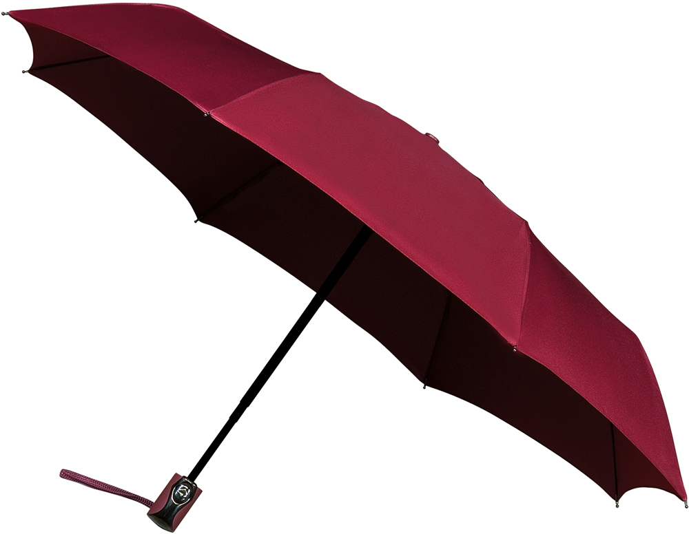 MINIMAX - Opvouwbaar - Automatisch openen en sluiten - Windproof -  100 cm - Bordeaux rood (± PMS 504C)