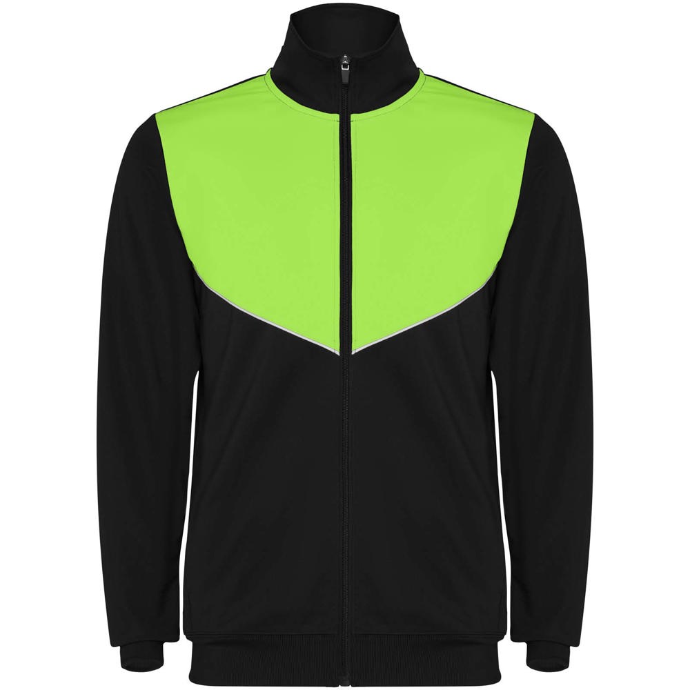 Evans 225 g/m² trainingspak voor kinderen - Zwart, Lime