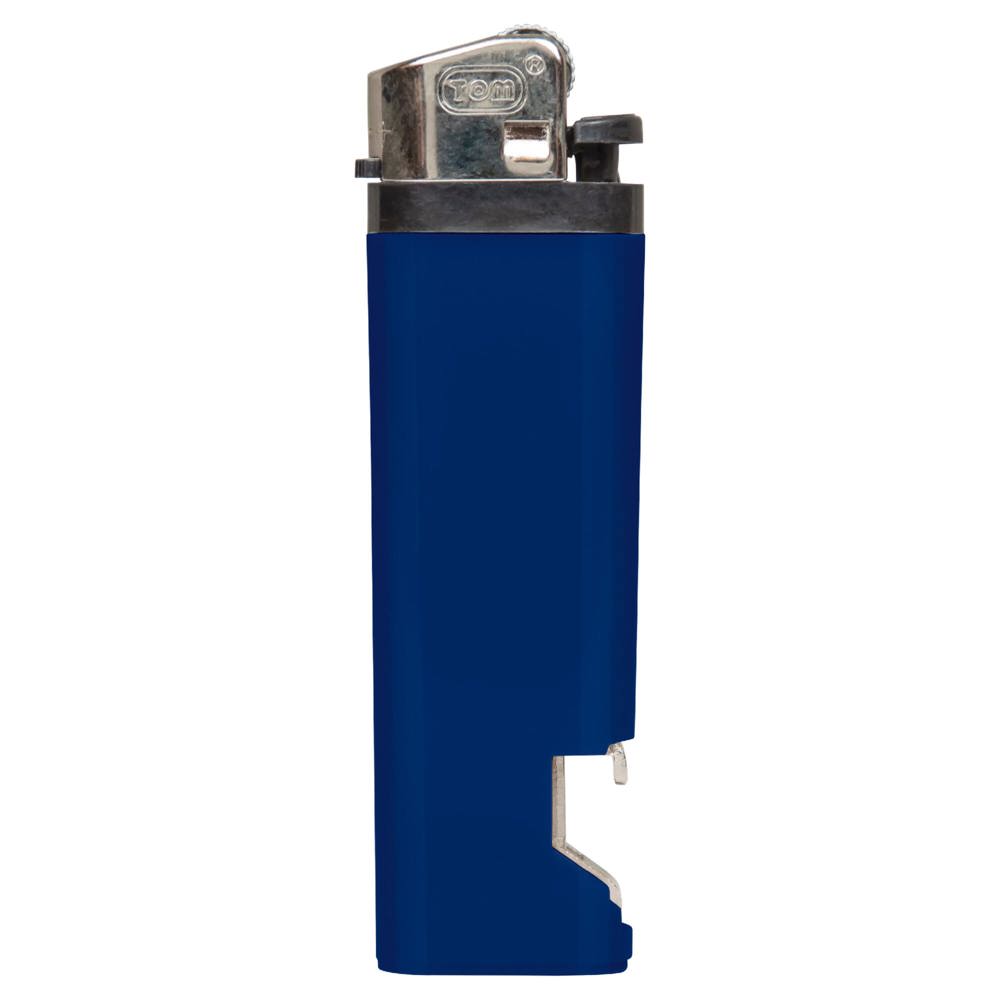 Wegwerpaansteker met flesopener - Blauw