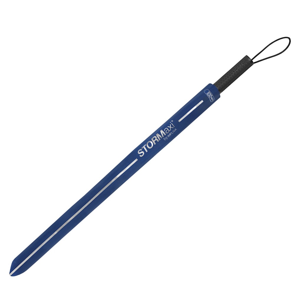 STORMaxi - Arodynamische stormparaplu - Handopening - Windproof -  92 cm - Blauw