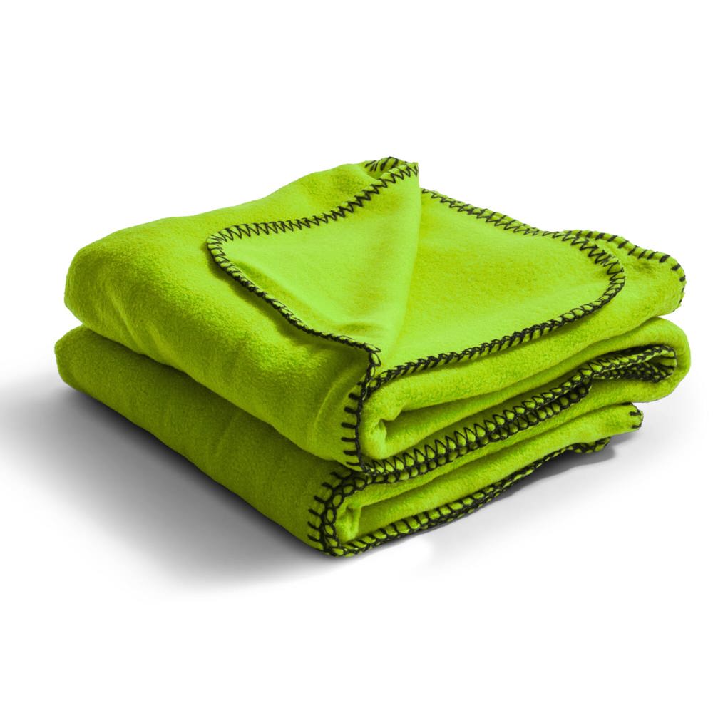 Nightingale fleece deken 130x170 cm - lichtgroen