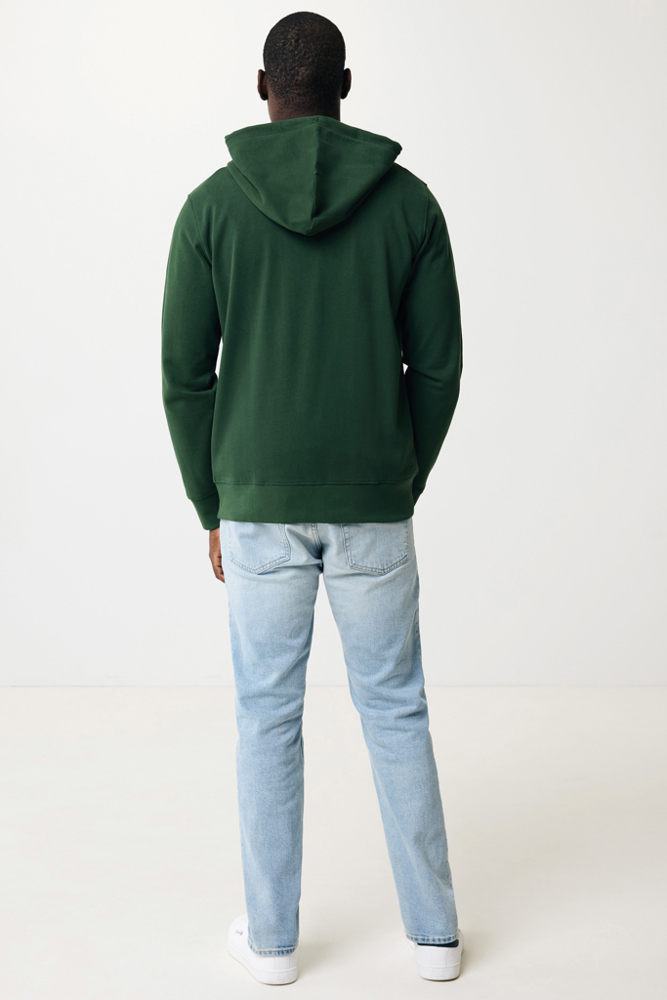 IQONIQ Abisko gerecycled katoen hoodie met rits
