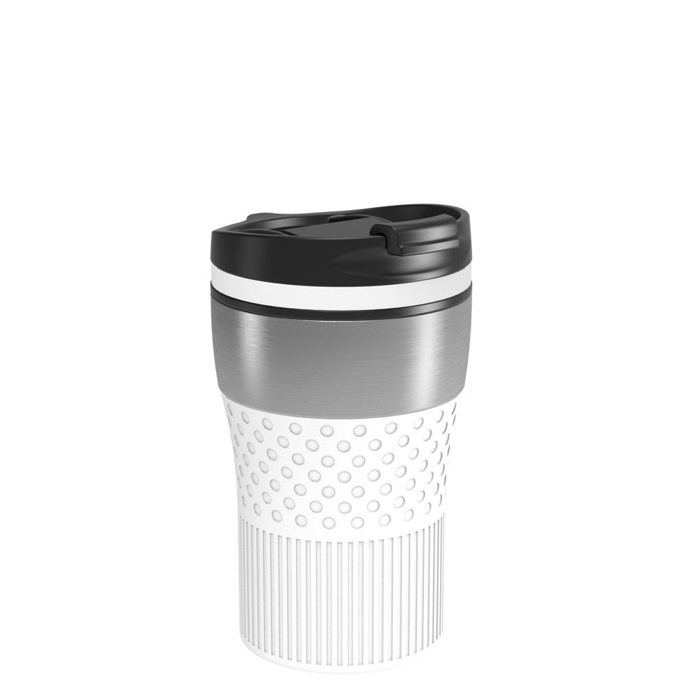 Thermobeker RETUMBLER-BAYAMO CORPORATE - Zilver, Wit