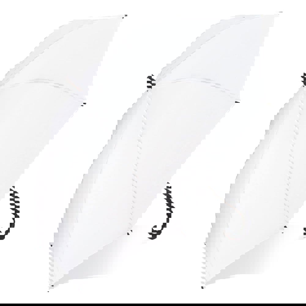 Verdure 190T Pongee 23" Winddichte haakparaplu Auto open - Wit