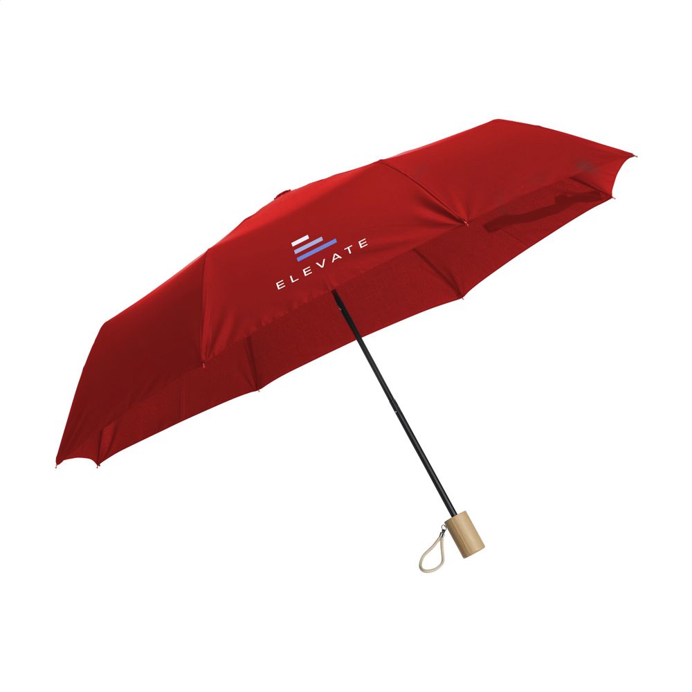 Mini Umbrella RCS RPET opvouwbare paraplu 21 inch - Rood