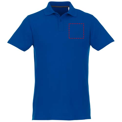 Helios 180 g/m² herenpolo met korte mouwen