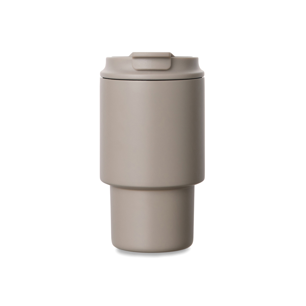 VINGA Nagano RCS to-go mug 350 ML - greige (± PMS 16-0906 TPG)