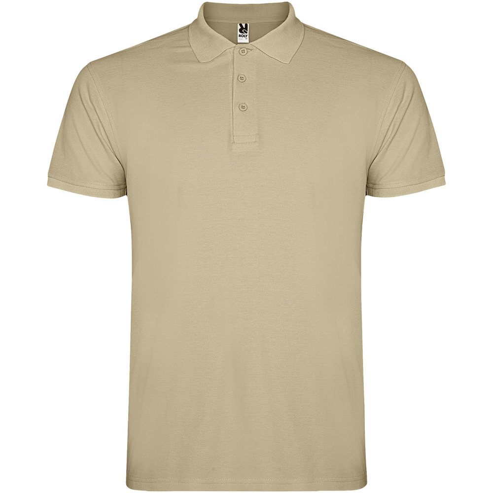 Star 200 g/m² herenpolo met korte mouwen - Zand