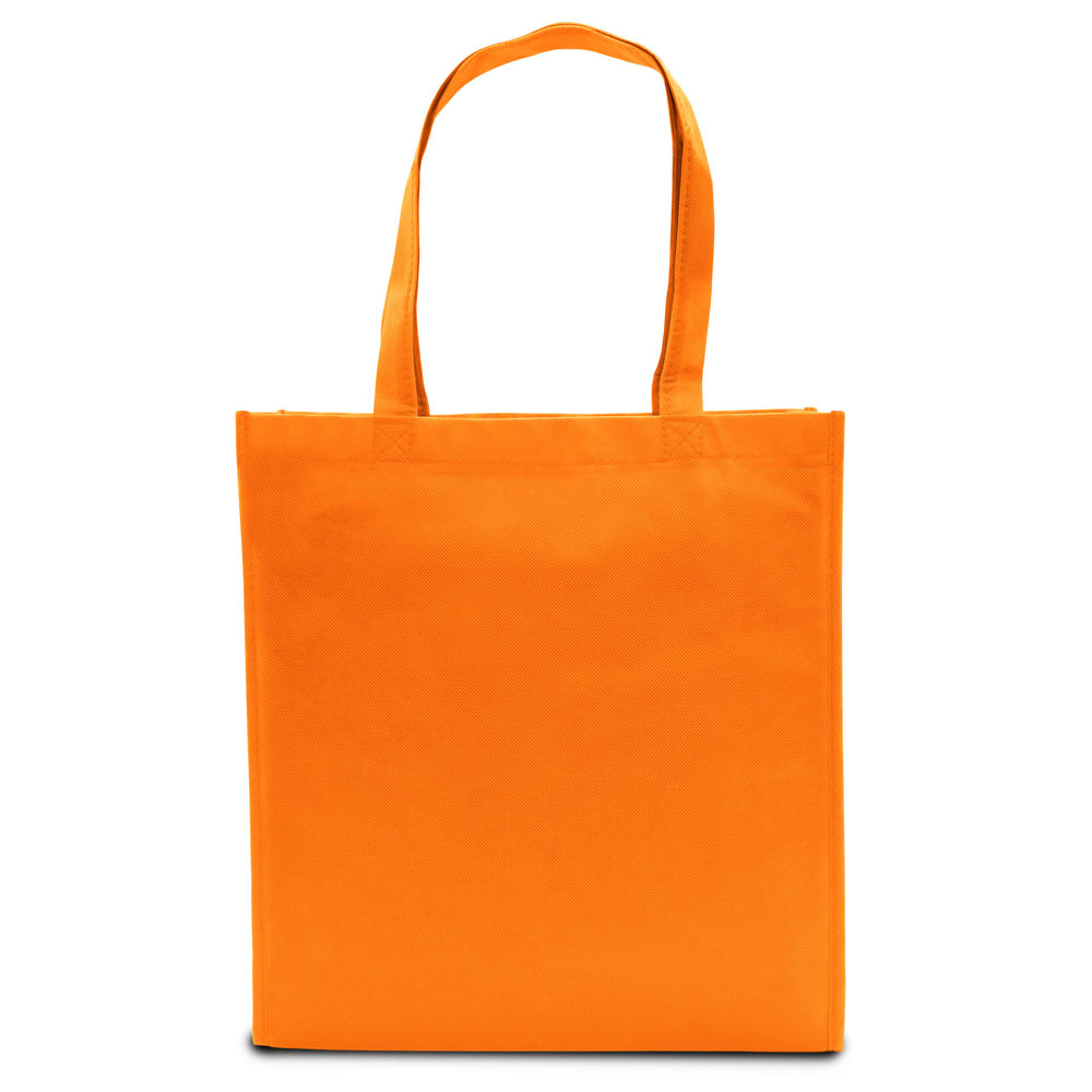 LISBOA – Shopper met bodem- en zijvouw - Orange