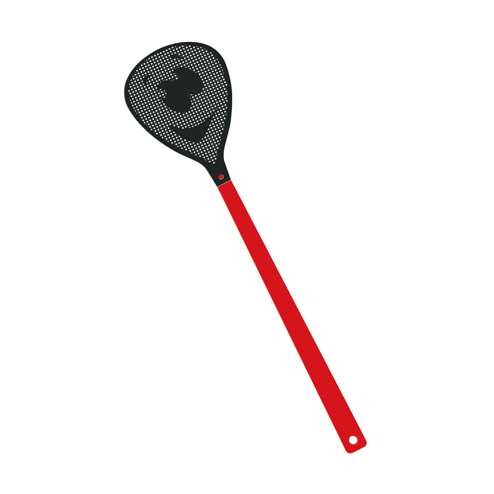 Vliegenmepper "gezicht" - Rood/Zwart