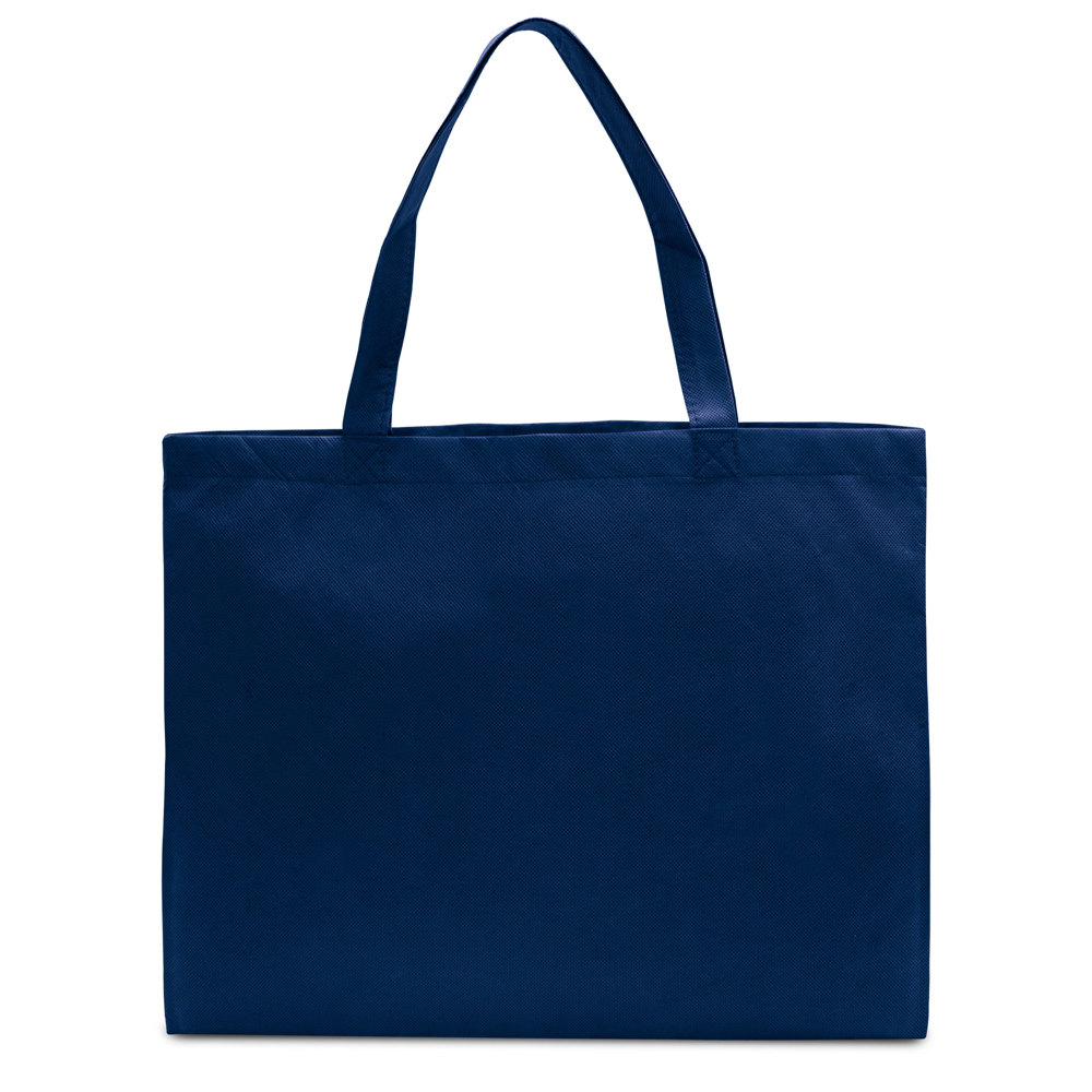 ZURICH – Grote shopper met lange handvatten - Marineblauw