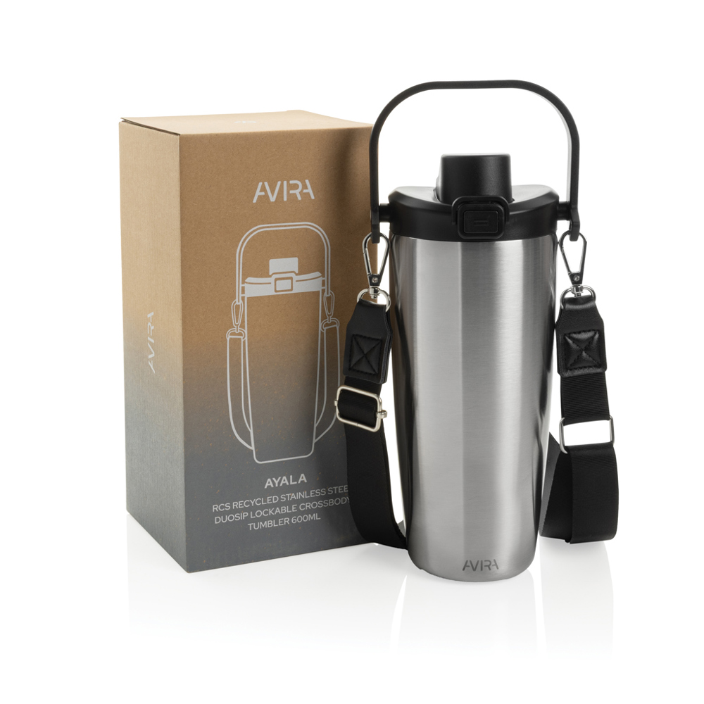 Avira Ayala RCS R-RVS duosip afsluitbare crossbody tumbler