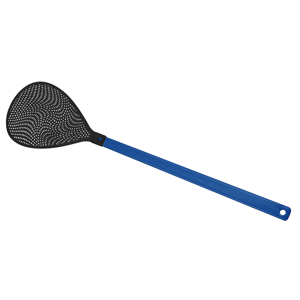 Vliegenmepper "ovaal" - blauw/zwart