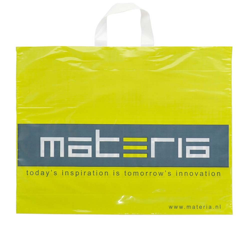 Plastic tas 61 x 45 x 7,5 cm, 48 micron, ldpe, lushandvat, 2 zijden