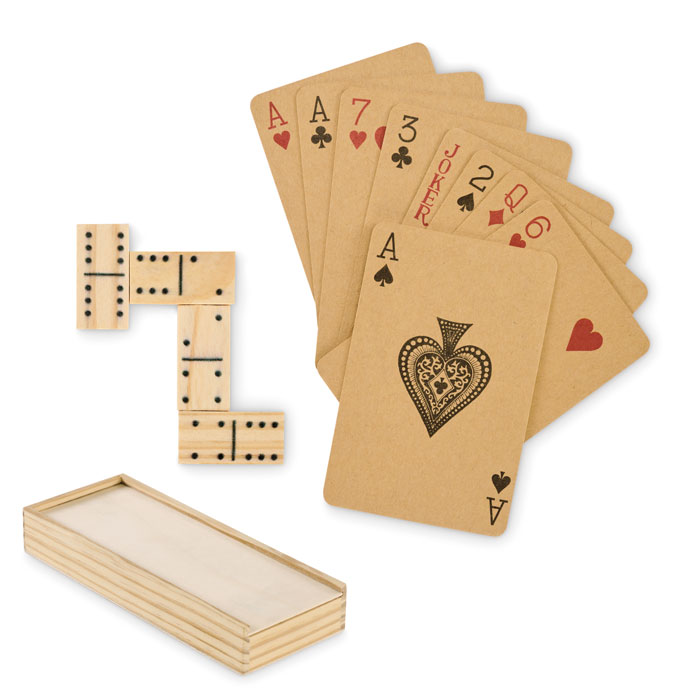 DOMI&CARDS - Domino en kaarten set