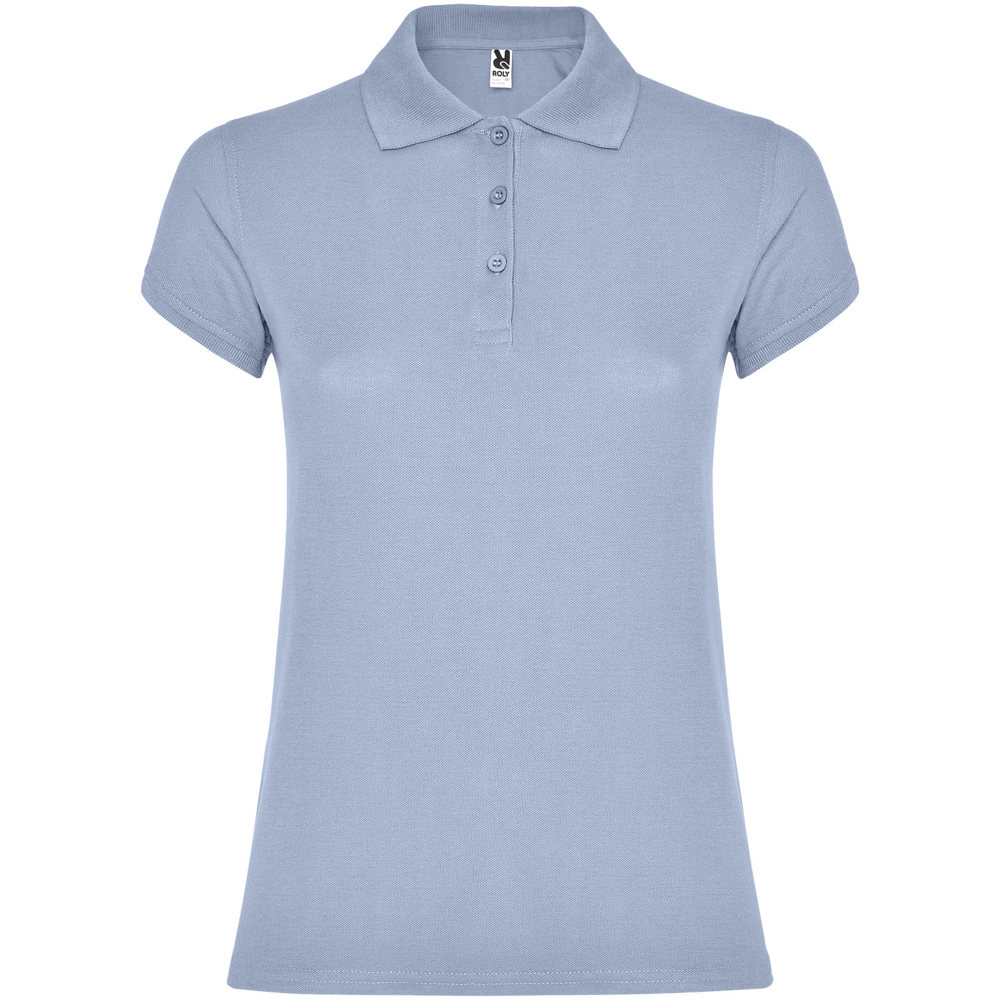 Star 200 g/m² damespolo met korte mouwen - Zenblauw