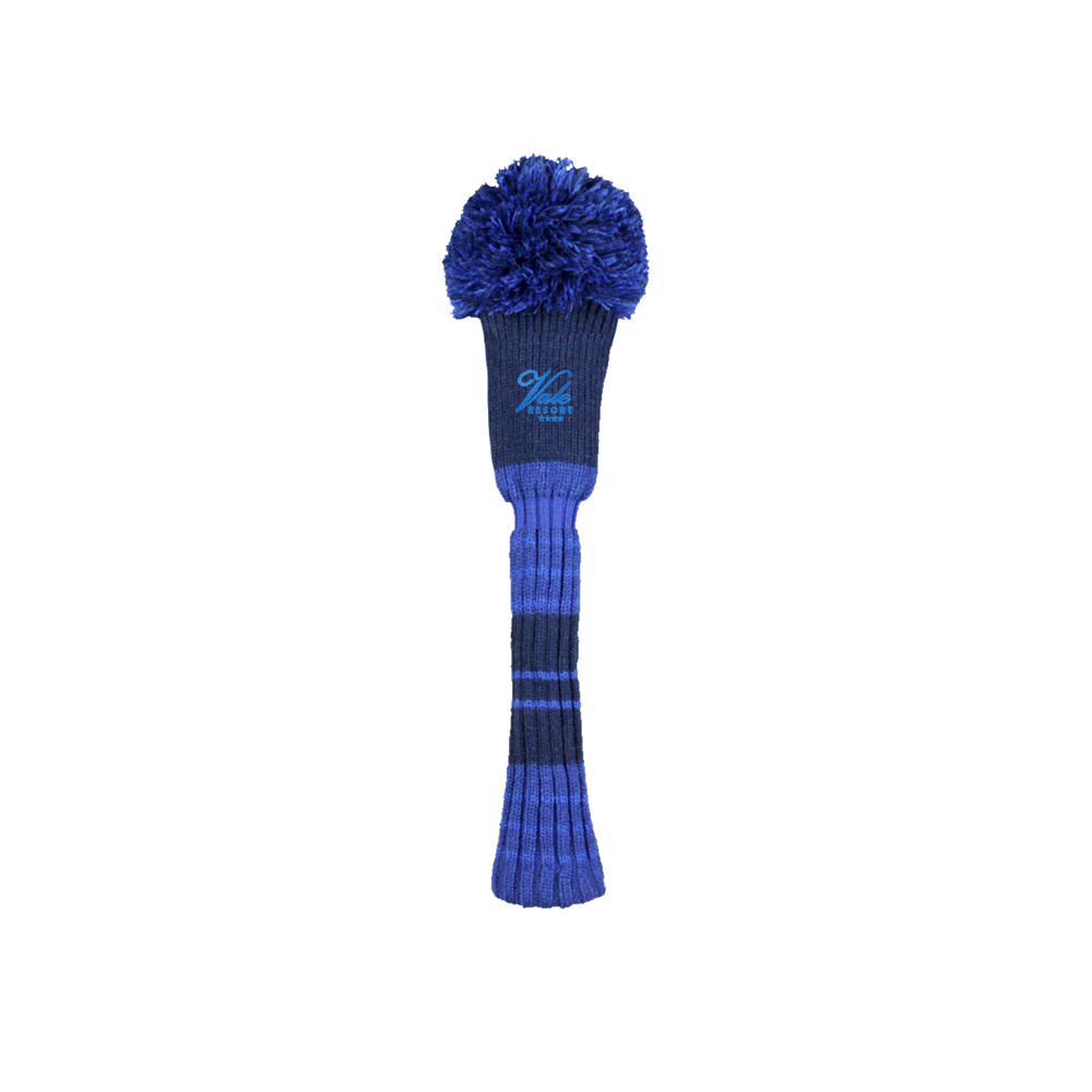 Pom pom headcover fairway - Blauw