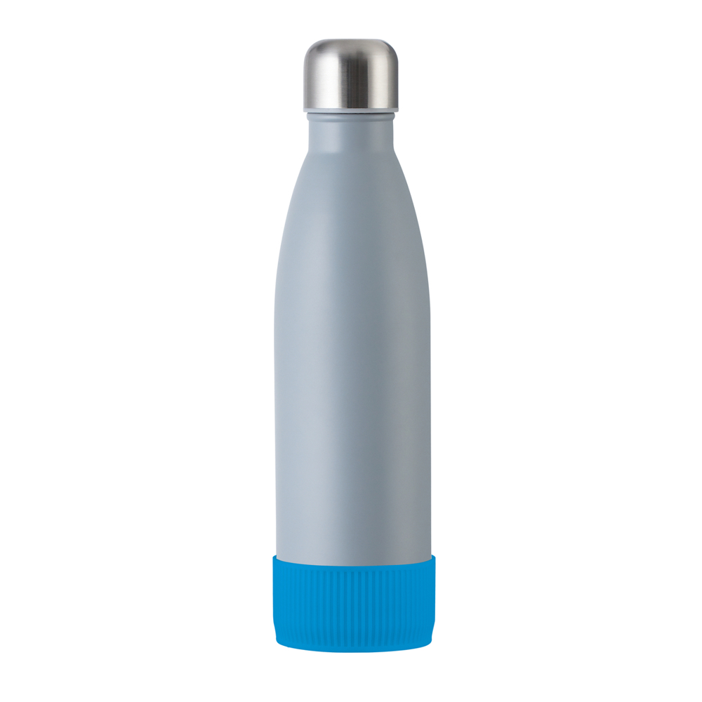 Fles RETUMBLER-myTOULON - cyaan, grijs