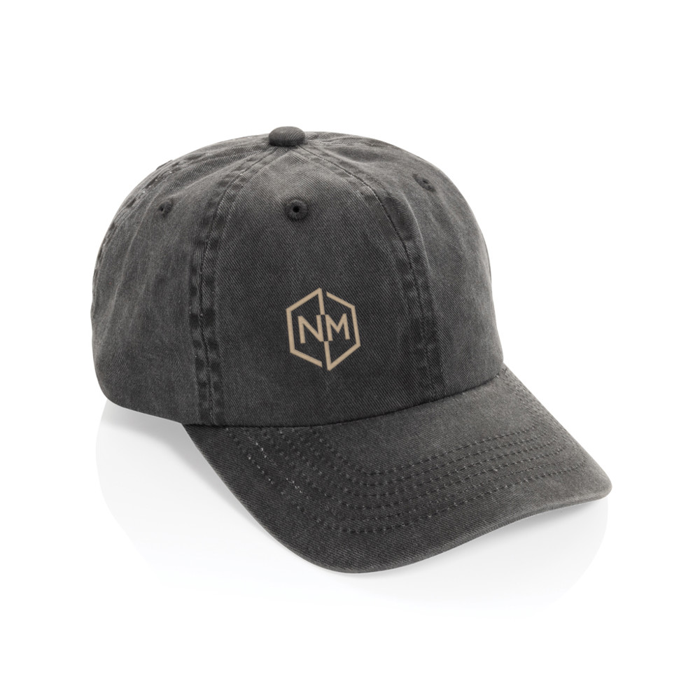 BEAU AWARE™ Washed 6 panel 270gsm cotton twill cap