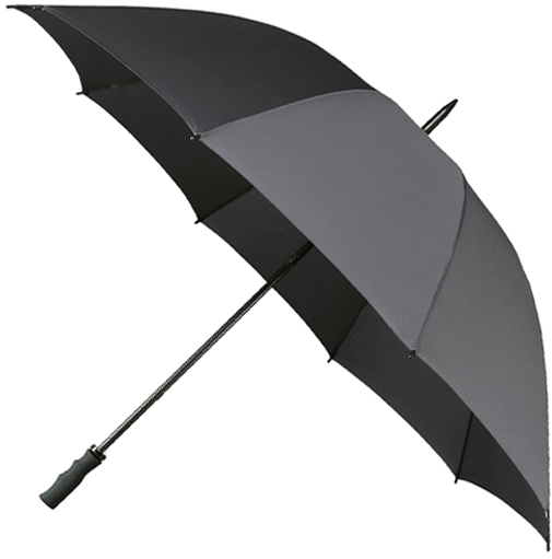 FALCONE - Golfparaplu - Handopening - Windproof -  130 cm - Grijs (± PMS 425C)