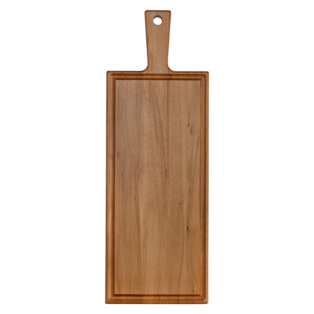 Plank met handvat beuken