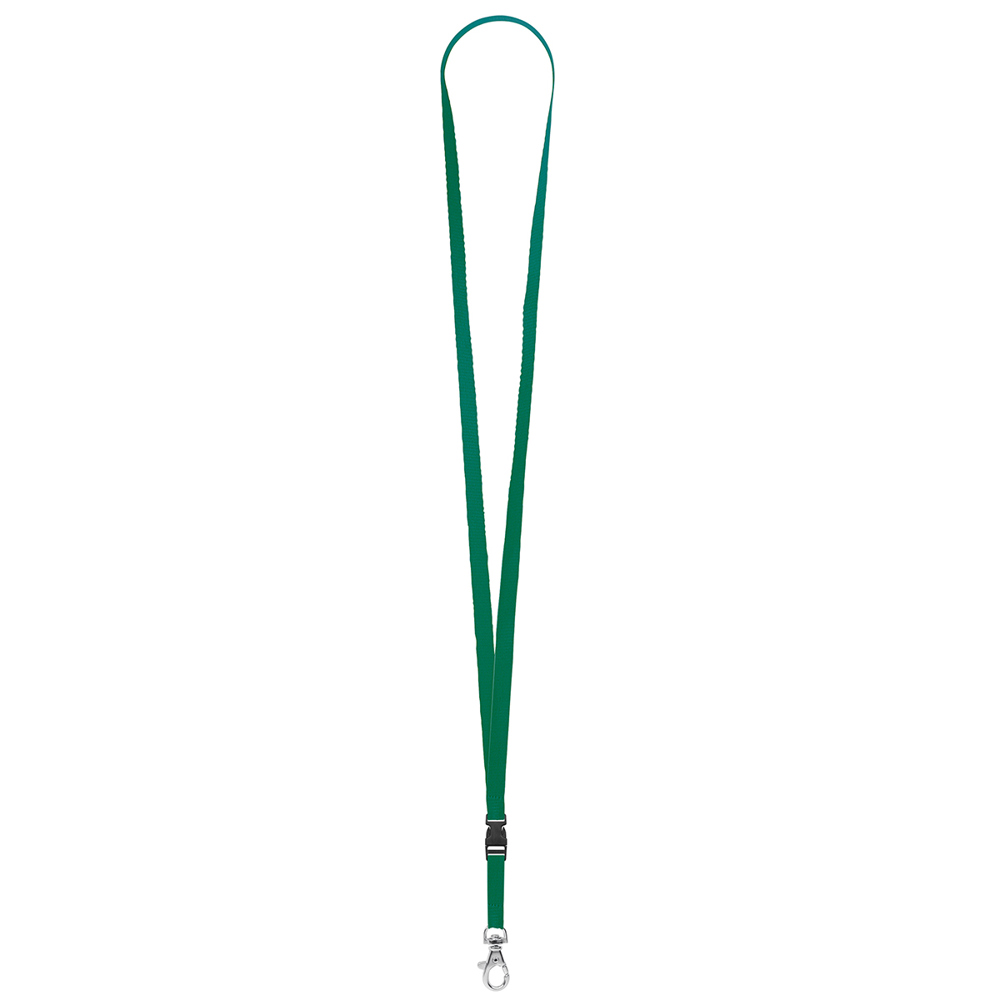 Keycord "standaard", breedte 10 mm - Bosgroen