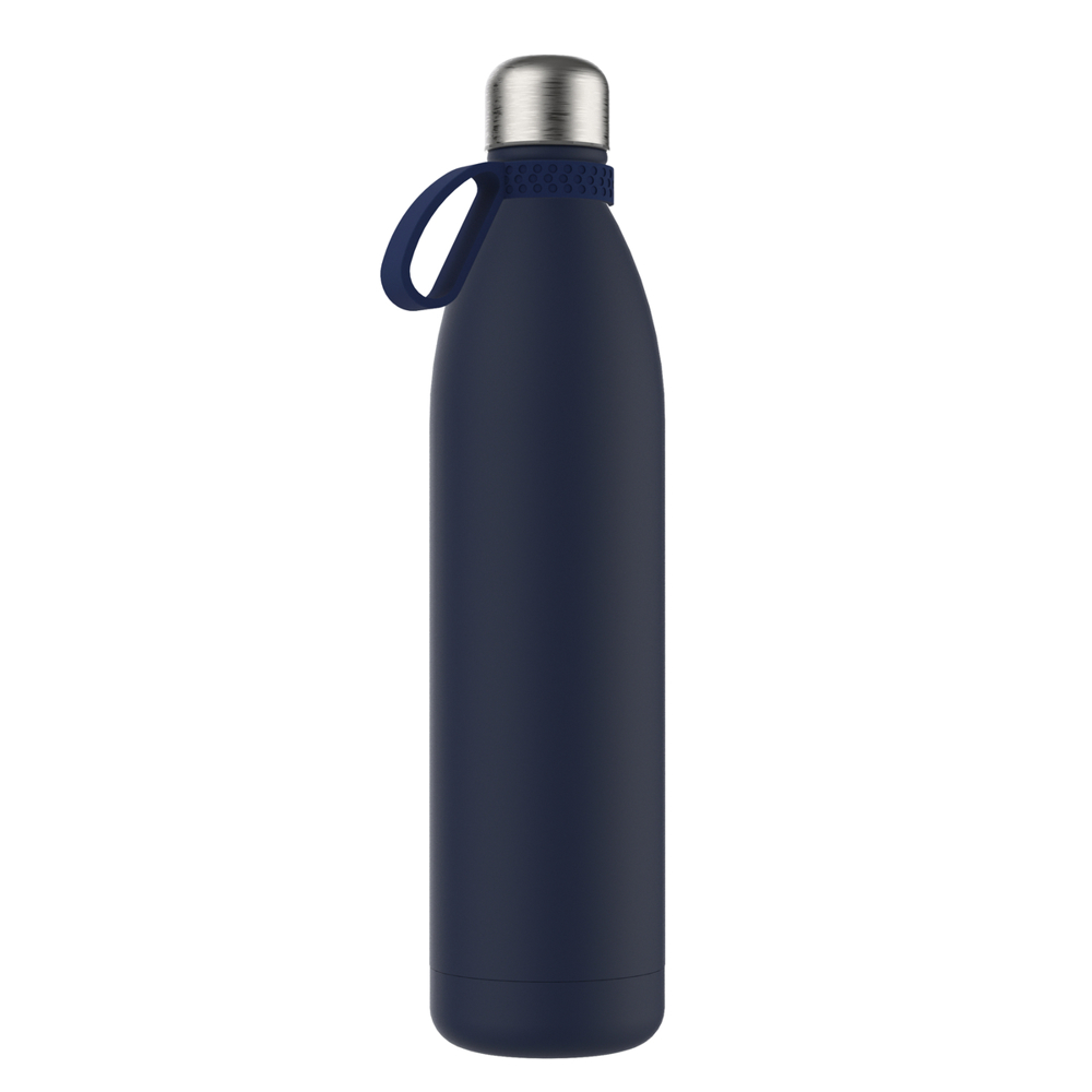 Thermofles RETUMBLER-NIZZA XXL - donkerblauw, navy, zilver
