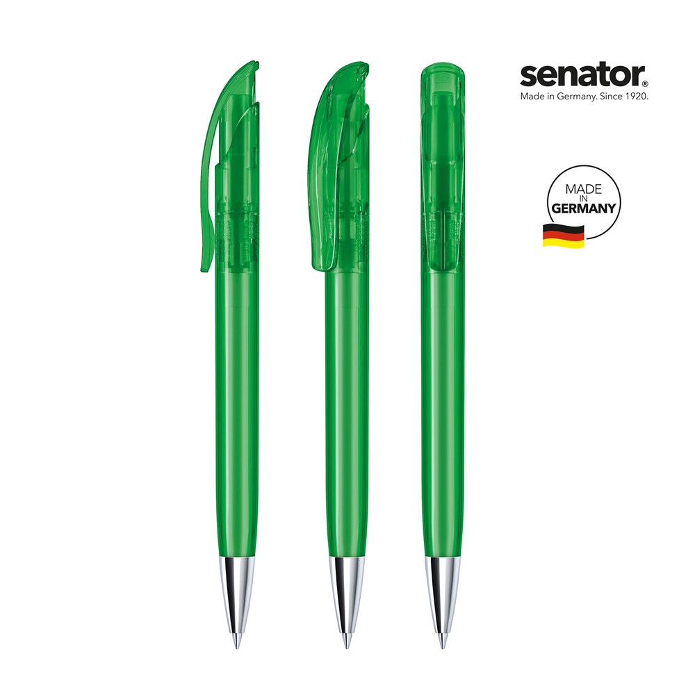 senator® Challenger Clear MT  retractable pen - groen 347