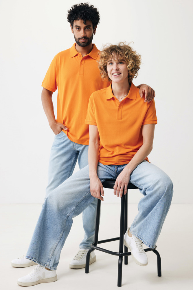 IQONIQ Yosemite gerecycled katoen pique polo