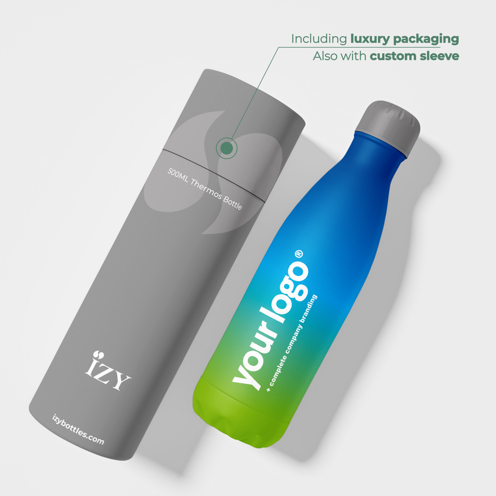 Thermosfles / Drinkfles - Grijs - 500 ml